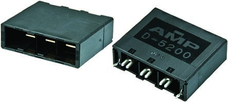 TE Connectivity Conector Macho Para PCB Serie Dynamic 5000 De 3 Vías, 1 Fila, Paso 10.16mm, Para Soldar, Montaje En