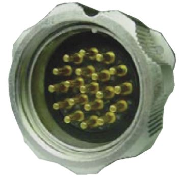 Amphenol Socapex Amphenol SL61 Rundsteckverbinder Stecker 19-polig, Tafelmontage, Lötanschluss IP55