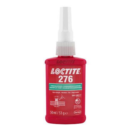 Loctite 276 Schraubensicherungsklebstoff Anaerob Flüssig Grün, Flasche 50 Ml, Hochfest Aushärtend In 24 H