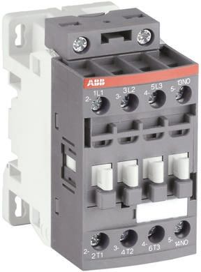 ABB AF Series Contactor, 12 → 20 V Dc Coil, 3-Pole, 9 A, 5.5 KW, 3NO, 690 V Ac