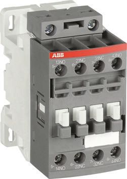ABB Contactor NF22E-14 NF De 4 Polos, 2 NA + 2 NC, 6 A, Bobina 230 V Ac / Dc