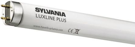 Sylvania 18 W T8 Fluorescent Tube, 1350 Lm, 600mm, G13