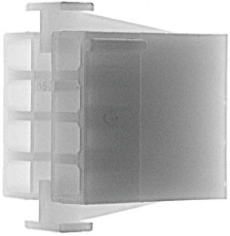 TE Connectivity, Universal MATE-N-LOK Male Connector Housing, 6.35mm Pitch, 9 Way, 3 Row