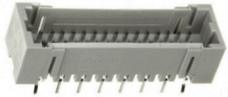 TE Connectivity AMP Mini CT Leiterplatten-Stiftleiste Gerade, 32-polig / 2-reihig, Raster 1.5mm, Kabel-Platine,