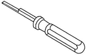 TE Connectivity MIC Crimp-Ausziehwerkzeug, Flachstecker, 90 Mm Lang
