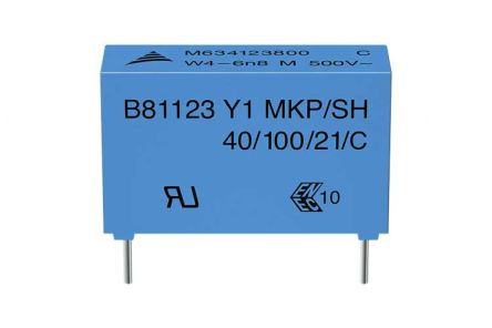EPCOS Condensateur à Couche Mince B81123 2.2nF 500V C.a. ±20%