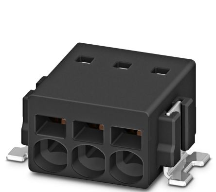Phoenix Contact PTSM 0.5/ 6-2.5-H SMD R44 Series PCB Terminal Block, 6-Contact, 2.5mm Pitch, Surface Mount, 1-Row,