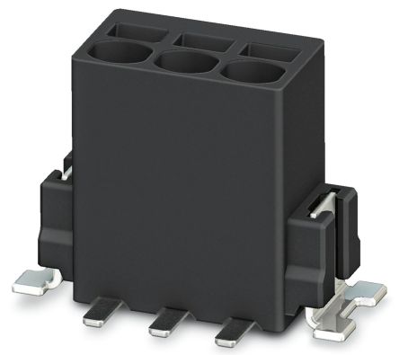 Phoenix Contact PTSM 0.5/ 5-2.5-V-SMD R44 Series PCB Terminal Block, 5-Contact, 2.5mm Pitch, Surface Mount, 1-Row,