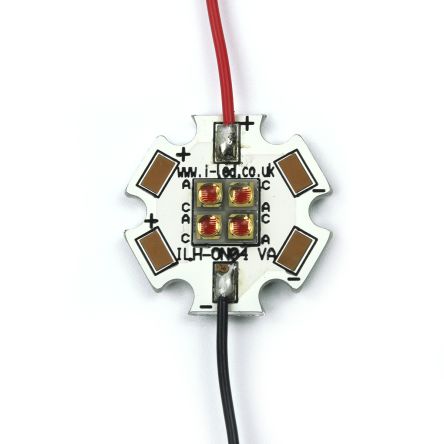 Intelligent LED Solutions ILS, LED-Array Grün, 4-LEDs, Ø 20mm 448 Lm-Typ Aluminium