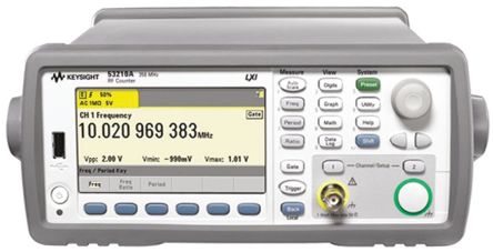 Keysight Technologies Fréquencemètre,, 53210A, 350MHz, Calibration RS, 10 Digits