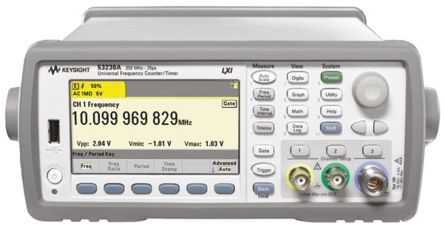 Keysight Technologies Fréquencemètre,, 53230A, 350MHz, Calibration RS, 12 Digits