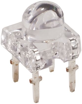 Bivar Orca R THT LED Weiß 3,2 V, 30 °, 45 °, 4-Pin Super Flux