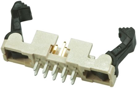 Amphenol Communications Solutions Minitek Leiterplatten-Stiftleiste Gerade, 8-polig / 2-reihig, Raster 2.0mm,