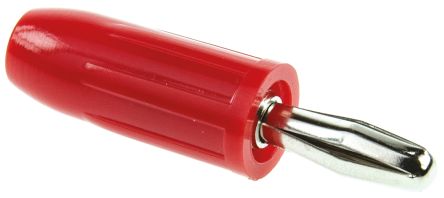 Mueller Electric Connettore A Banana, Maschio, Rosso, 15A, 4 Mm