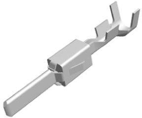 TE Connectivity Crimp-Anschlussklemme, Stecker, 1.5mm² / 2.5mm², Silber Crimpanschluss