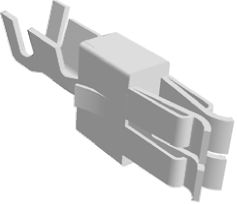 TE Connectivity Crimp-Anschlussklemme Für Standard Power Timer-Steckverbindergehäuse, Buchse, 1mm² / 2.5mm², Zinn