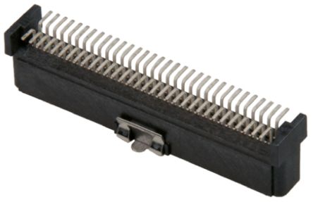 TE Connectivity Serie FH Backplane-Steckverbinder, 16mm, 64-polig, 2-reihig, Abgewinkelt, Stecker, SMD