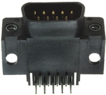TE Connectivity Amplimite HD-20 9 Way Right Angle Through Hole D-sub Connector Plug, 2.74mm Pitch