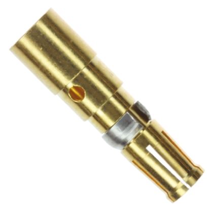 TE Connectivity, AMPLIMITE 109 Power VIII Series, Size 8 Female Crimp D-Sub Connector Power Contact, Gold Over Nickel