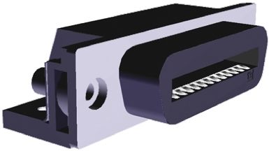 TE Connectivity 24-Way IDC Connector Socket For Through Hole Mount