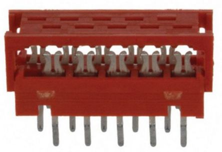 TE Connectivity Micro-MaTch IDC-Steckverbinder Stecker,, 10-polig / 2-reihig, Raster 1.27mm