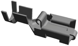 TE Connectivity Positive Lock .250 Mk I Flachsteckhülse, Unisoliert, 6.35 X 0.8mm, Buchse, 0.3mm² - 0.8mm², 22AWG Min