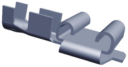 TE Connectivity FASTON .250 Flachsteckhülse, Unisoliert, 6.35 X 0.81mm, Buchse, 0.8mm² - 2mm², 18AWG Min
