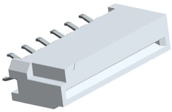 TE Connectivity THT FPC-Steckverbinder, Buchse, 12-polig / 1-reihig, Raster 1.25mm Lötanschluss