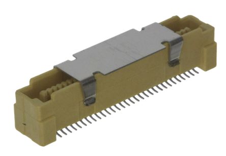 TE Connectivity Free Height, SMD Leiterplatten-Stiftleiste, Stecker, 60-polig / 2-reihig, Raster 0.8mm Lötanschluss