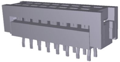 TE Connectivity AMP-LATCH IDC-Steckverbinder Stecker, Gewinkelt, 16-polig / 2-reihig, Raster 2.54mm