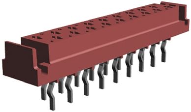 TE Connectivity Micro-MaTch Leiterplattenbuchse Abgewinkelt 18-polig / 2-reihig, Raster 2.54mm