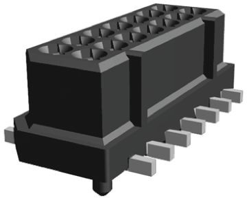TE Connectivity Leiterplattenbuchse Gerade 14-polig / 2-reihig, Raster 1.25mm