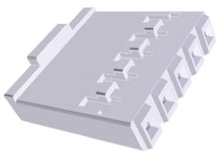 TE Connectivity AMP-QUICK Steckverbindergehäuse Buchse 2.54mm, 2-polig / 1-reihig Gerade, Kabelmontage Für