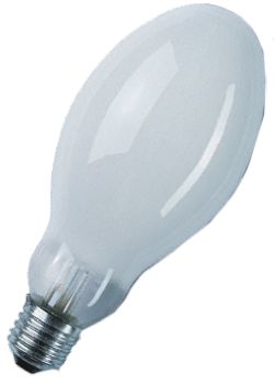 Osram 100 W Diffused Elliptical SON-E Sodium Lamp, GES/E40, 2000K, 75mm
