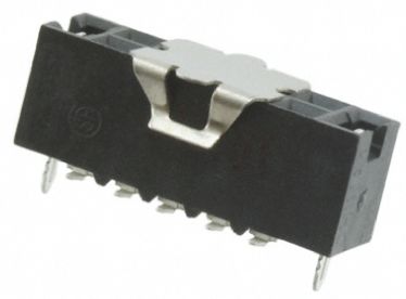 TE Connectivity AMPMODU MOD IV Leiterplattenbuchse Gerade 10-polig / 2-reihig, Raster 2.54mm