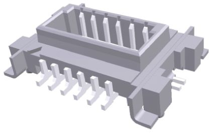 TE Connectivity Fine Stack Leiterplattenbuchse Gerade 12-polig / 2-reihig, Raster 0.8mm