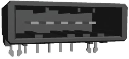 TE Connectivity Dynamic 3000 Leiterplatten-Stiftleiste Gewinkelt, 5-polig / 1-reihig, Raster 3.81mm, Kabel-Platine,