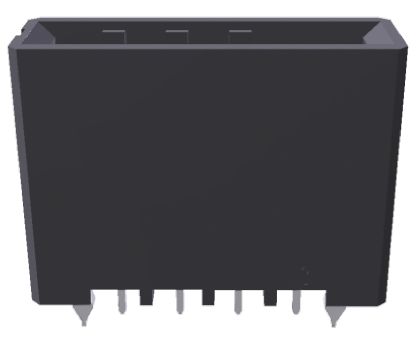 TE Connectivity Conector Macho Para PCB Serie Dynamic 3000 De 4 Vías, 1 Fila, Paso 5.08mm, Para Soldar, Montaje En
