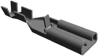 TE Connectivity Positive Lock .110 Mk II Flachsteckhülse, Unisoliert, 2.79 X 0.51mm, Buchse, 0.2mm² - 0.6mm², 24AWG Min
