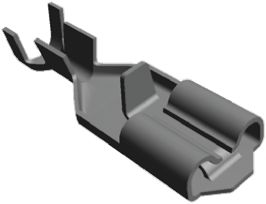 TE Connectivity Positive Lock .187 Mk II Uninsulated Female Spade Connector, Receptacle, 4.75 X 0.51mm Tab Size, 0.5mm²