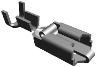 TE Connectivity Positive Lock .250 Mk I Flachsteckhülse, Unisoliert, 6.35 X 0.81mm, Buchse, 0.8mm² - 2mm², 18AWG Min