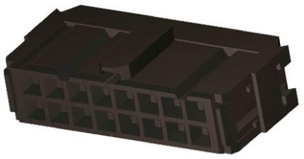TE Connectivity AMP-LATCH - NOVO IDC-Steckverbinder Buchse,, 16-polig / 2-reihig, Raster 2.54mm
