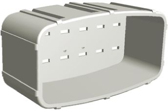 TE Connectivity TPA-Arretierung EconoSeal J Mark II Serie, Doppelverriegelungsplatte Für Kfz-Steckverbinder