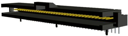 TE Connectivity AMPMODU System 50 Leiterplatten-Stiftleiste Gewinkelt, 36-polig / 1-reihig, Raster 1.27mm,