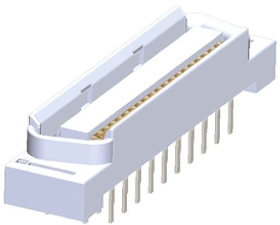 TE Connectivity CHAMP 050 Series Straight Through Hole PCB Header, 40 Contact(s), 1.27mm Pitch, 2 Row(s), Shrouded