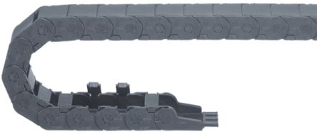 Igus B15i, E-chain Kabel-Schleppkette Schwarz, 26 Mm X 23mm, Länge 1m Igumid G, Seitenwand Flexibel
