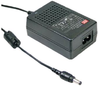 MEAN WELL Power Brick AC/DC Adapter 12V Dc Output, 2.08A Output