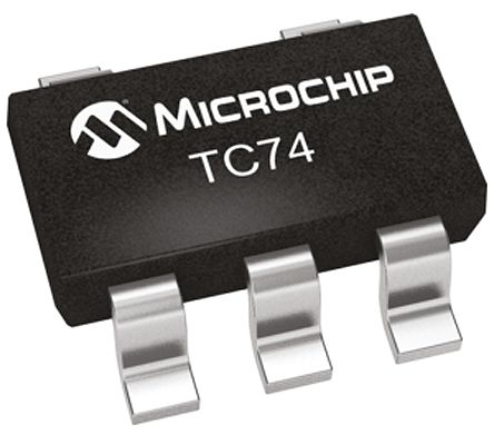 Microchip Capteur De Température, -40 à +125 °C., SOT-23 5-pin