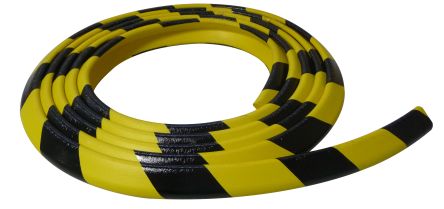 RS PRO Black, Yellow Impact Protector 5m X 30mm