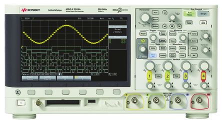 Keysight Technologies Osciloscopio De Banco DSOX2002A, Calibrado UKAS, Canales:2 A, 70MHZ, Pantalla De 8.5plg, Interfaz